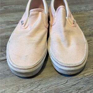 Vans Pink Slip-On Sneakers